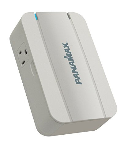 Panamax MD2 2 Sortlet Plug directement dans la surtension d'économie d'espace - blanc