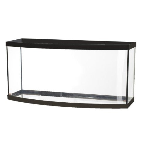 All Glass Black Bow Front Aquarium (72Gallon)