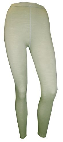 N200PF WOOL THERMO Pant 100% Merino Wool For Women's Black Moss Green - XS-2XL (Moss Green, S)
