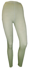 N200PF WOOL THERMO Pant 100% Merino Wool For Women's Black Moss Green - XS-2XL (Moss Green, XS)
