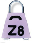 Bock's Identi Company Brisket Boc-Loc Numbered Tags (Purple, 26-50)