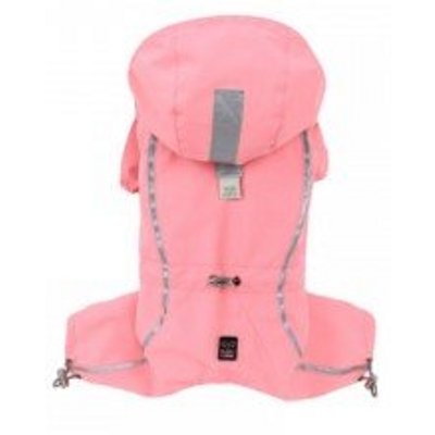 Puppy Angel PA-OW222 BIONNE 2 Urban Outdoor Bodysuit Raincoat (Pink, Large)