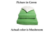 Dog Gone Smart Rectangular Pet Bed 34 x 46 Mushroom