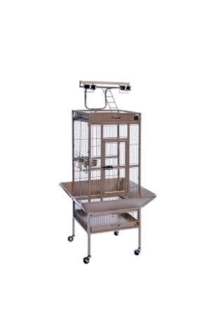 Petite cage d'oiseau sélectionné en fer forgé - Coco brun