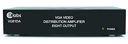 Cable Electronics VG81DA 1Ã8 VGA Distribution Amplifier & Splitter, Extend signal up to 64m