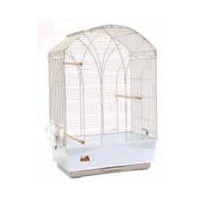 TruPet BB2432 Dome Top Cockatiel Cage White - Set of 4