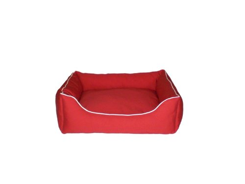 Dog Gone Smart Lounger Bed with Repelz-It, Medium, Red
