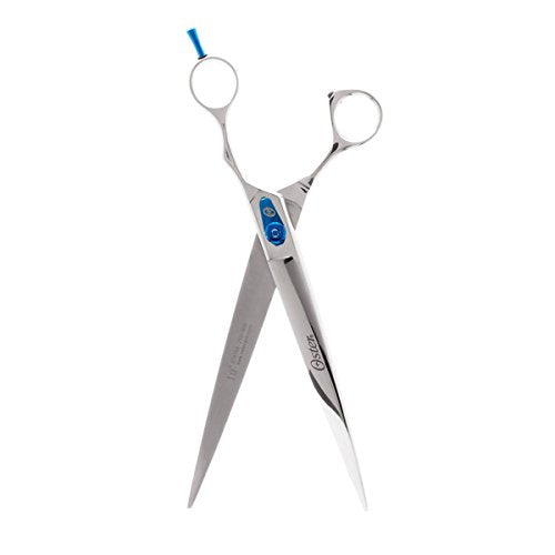 Oster Convex2 Heavy 8-Inch Straight Scissor, Silver/Blue