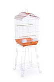 Prevue Pet Penthouse Round Top Cage & Stand Orange and White