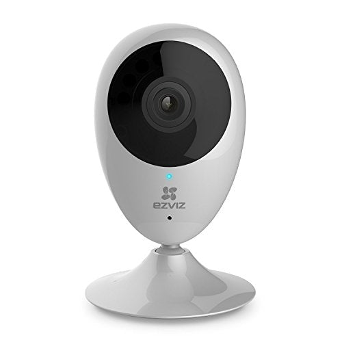 EZVIZ Mini O 720p 2-Way Talk Indoor Mini Wi-Fi Camera with Night Vision - White