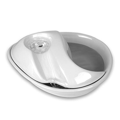 Pioneer Pet 6022 Ceramic Drinking Fountain, Raindrop Design
