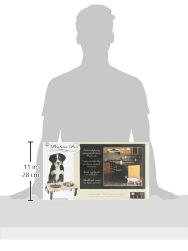 Ethical Pet Products Posture Pro Stainless Steel Adjustable Double Pet Dine