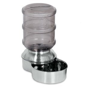 Petmate 24345 Replendish Waterer Stainless Steel Small