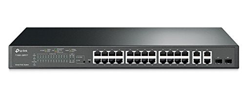 TP-LINK T1500-28PCT 24-port 10/100 Mbps Interrupteur intelligent avec Gigabit Poe à 4 ports