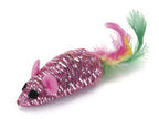 Coastal Pet 80513 Rascals Beaded Mouse with Feather Tail Cat Toys