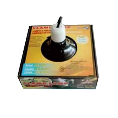 Repti-Fit Black Dome Clamp Lamp (8.5 in)