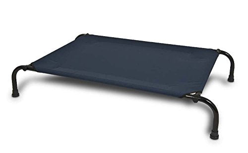 Petmate Aspen 26933 Pet Elevated Dog Bed In Blue Medium 35x25