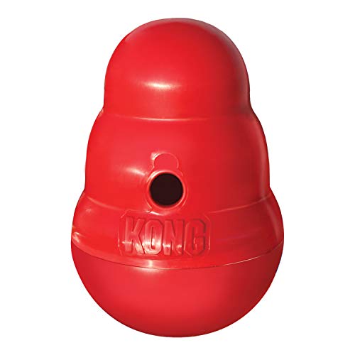 KONG WobblerÃÂ - Interactive Treat Dispensing Dog Toy, Dishwasher Safe - For Large Dogs