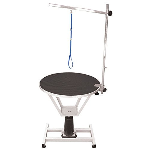 Petmax GG1215 Pro Plus Round Hydraulic Lift Grooming Table