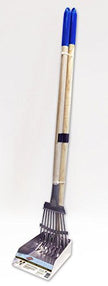 Royal Pet Spotty Metal Tray & Rake with Wooden Handle