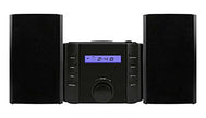 Curtis Sylvania SRCD804BT CD Micro Speaker System with Radio and Bluetooth - Black