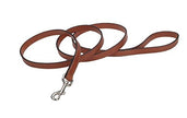 Coastal Pet 1068 Tanned Leather Lead For Dog 6x1inch (Tan)