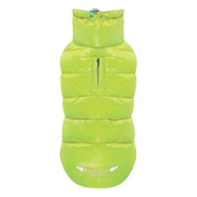 Puppy Angel Dog Down Padding Vest Regular Snap (Green, Medium)