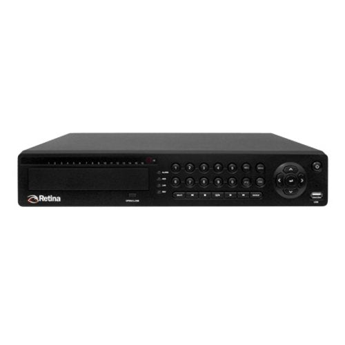 Retina RET1095 8 Channel 500 GB HDD DVR with HDMI, H.264 Image Compression - Black
