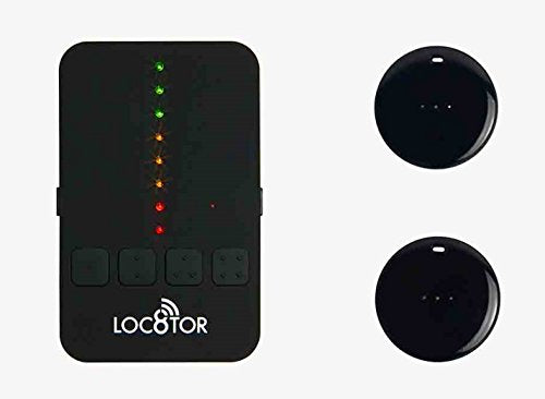 Loc8Tor Lite - Handheld Locator and Mini Homing Tag for Misplaced or Lost Items, Audio and Visual Finder