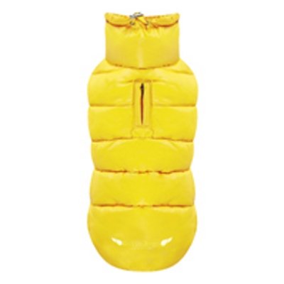Puppy Angel Dog Down Padding Vest Regular Snap (Yellow, Large)