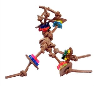 Zoo Max DUS333 Spikyky 5in x 3in Foot Bird Toy