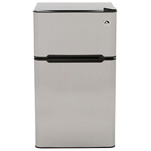 Curtis Igloo FR834-SS 3,2 pieds cubes en acier inoxydable 2 portes réfrigérateur et congélateur