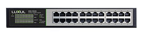 Luxul XGS-1024S 24-Port Gigabit Flex Mount Switch with a 48Gbps Backplane