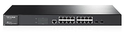 TP-Link TL-SG3216 JetStream 16-Port Gigabit L2 Managed Switch with 2 Combo SFP Slots