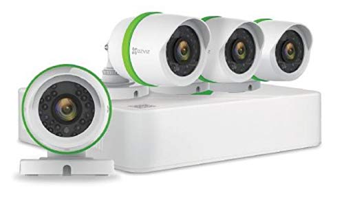 Ezviz BD-2404B1 720p DVR à 4 canaux avec des caméras de balles extérieures de 1 To et 4 720p