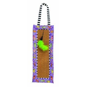 Fat Cat Scratchy Mat Doorknob Hanger for Cats