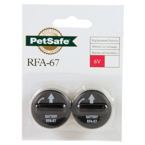 PetSafe 6-Volt Lithium Battery RFA-67D (2 Batteries per Pack)