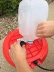 Farm Innovateurs Modèle HPF-100 Fountain de volaille en plastique chauffée, 3 gallons, 100 watts