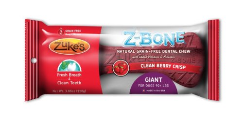 Zukes Z-Bone Clean Cherry Berry (Giant - 12CT)