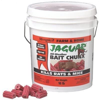 MOTOMCO Jaguar Mouse and Rat Bait Chunx/Pail, 9-Pound by Monster Pets