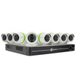 EZVIZ BD-1828B1 8-Channel 1080p DVR with 8 1080p Outdoor Bullet Cameras - Black/White