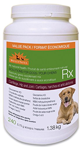 Wellytails Cartilage, Hip & Joint Dog Rx Supplément 1,38 kg