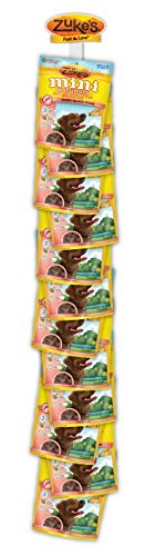 Zukes 33354 Mini Naturals Dog Treats Salmon 6OZ 12pc Clipstrip