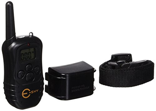 ESKY® RECHARGETY WIRESS WIRESS LCD Digital Smart Electric Shock Training Collar Collar Dog Pet System (One Collar)