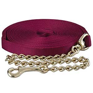 Ligne de fente Coastalpet Hamilton avec chaîne de 30 pouces (rouge)