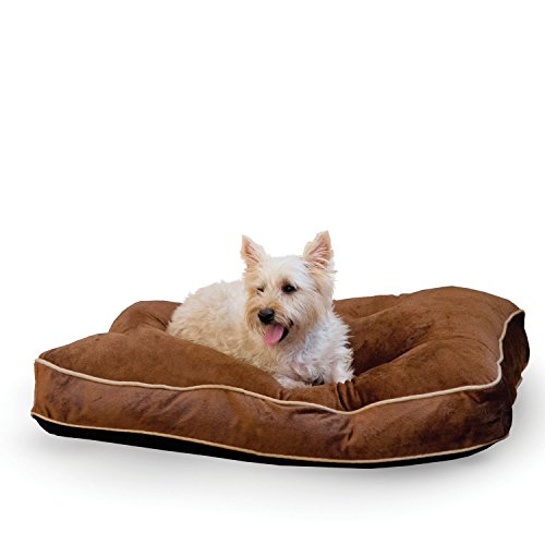 K&H Manufacturing 7411 Tufted Pillow Top Bed Choco (27x36 inch)