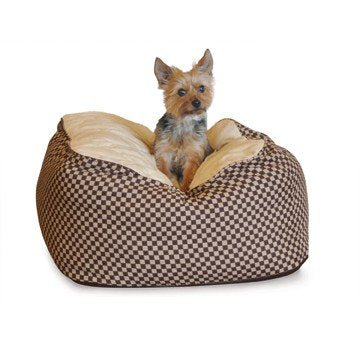 K&H Manufacturing Cuddle Cube Pet Bed - Mocha