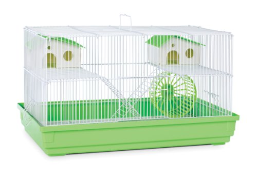 Prevue Hendryx Deluxe Hamster and Gerbil Cage, Lime Green