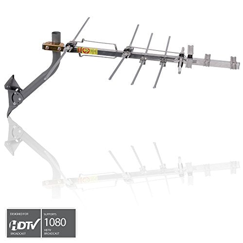 RCA ANT751R Compact Outdoor HDTV Yagi Antenna with 60 Mile Range