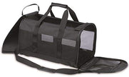 Petmate 21329 Soft-Sided Kennel Cab Pet Carrier, Medium (Black)